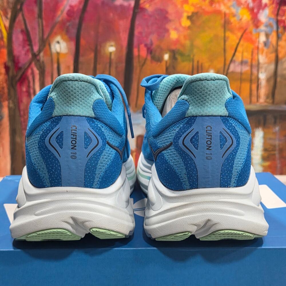 Hoka One M Clifton 10 Skyward Blue Size 12 2E Wide Men's 1162032 HSK Running - Picture 5 of 11